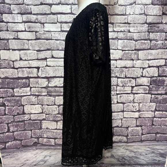 Isaac Mizrahi Pullover Lace Short Sleeve Dress Size 2X - Picture 4 of 8